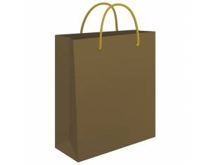 Vrećice ukrasne 24x39x9 cm sjajna plastifikacija Fornax zlatne