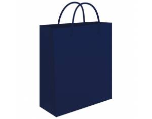 Vrećice ukrasne 34x39x10 cm sjajna plastifikacija Fornax plave