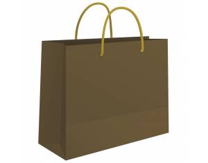 Vrećice ukrasne 50x37x12 cm sjajna plastifikacija Fornax zlatne