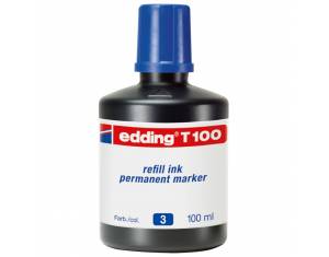 Tinta za marker permanentni  100ml Edding T100 plava