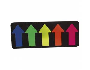 Zastavica 25x45 mm 5x25L strelice Global Notes 2683-09 sortirano blister