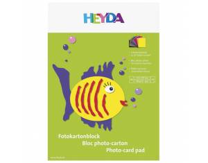 Kolaž - blok A4 10 listova 300g papir u boji Heyda 20-47126 sortirano