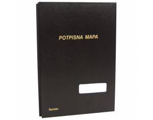 Mapa potpisna s prozorom 3006 Fornax crna