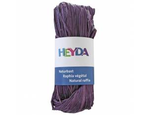 Rafija prirodna 50g Heyda 20-48877 85 ljubičasta