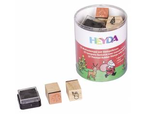 Žig s motivom novogodišnji+jastučić pk15 Heyda 20-48884 80