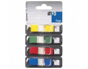 Zastavica 12,5x43 mm 4boje/prozirnex36L Global Notes 7727-82 blister