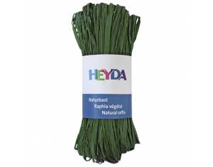 Rafija prirodna 50g Heyda 20-48877 97 tamnozelena