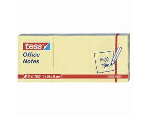 Blok samoljepljiv  40x50mm 3x100L Office notes Tesa 576530105 žuti