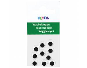 Oči pomične  7 mm samoljepljive pk10 Heyda 20-48881 07 blister
