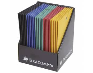 Fascikl klapa s gumicom karton B6 Scotten 425g Exacompta 50750E sortirano