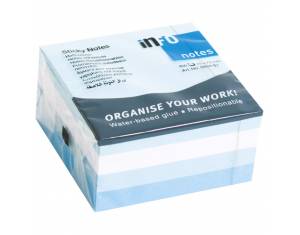 Blok samoljepljiv kocka 75x75 mm 400L Iceland Global Notes 5654-83 plavi sortirano