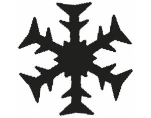 Bušač 1 rupa veća-pahulja Heyda 20-36875 16 blister