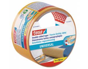 Traka ljepljiva obostrana 50 mm/5m Universal Tesa 56170 bijela blister