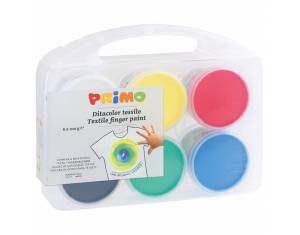 Boja tempera za ruke 100g u čaši 6boja za tekstil Primo 228TXD100SP