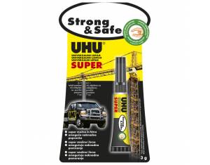 Ljepilo trenutačno  3g Super Strong&Safe UHU L0180020 blister