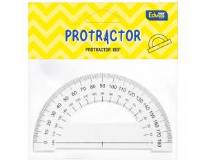 Kutomjer 180° pvc 9,2 cm Educa blister