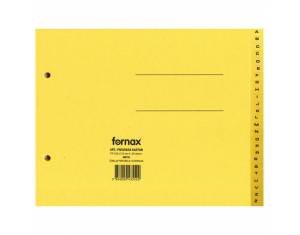 Pregrada kartonska 22,5x17,2 cm A-Ž Fornax sortirano