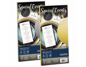 Kuverte Special Events 11x22cm 120g pk10 Favini srebrne