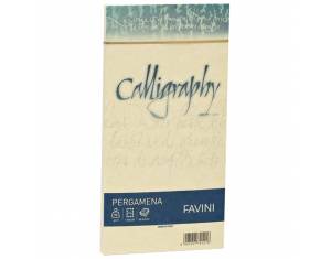 Kuverte 11x22 Calligraphy 90g pk25 Favini oker
