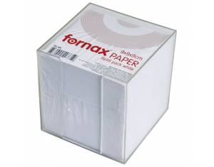 Blok kocka pvc  9,2x9,2cm s papirom bijelim Fornax