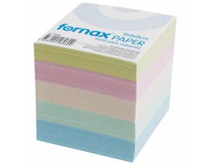 Papir za kocku 9x9x9 cm Fornax pastelne boje