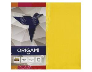 Papir Origami 14x14cm 80g pk100 mix Interdruk