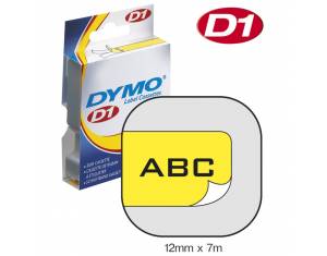 Vrpca D1 12 mmx7m Dymo 45018 crno-žuta