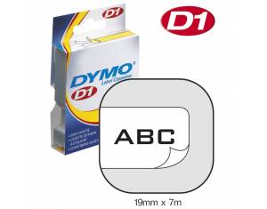 Vrpca D1 19 mmx7m Dymo 45803 crno-bijela