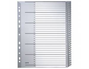 Pregrada plastična A4 brojevi 1-31 Leitz 12810000 siva