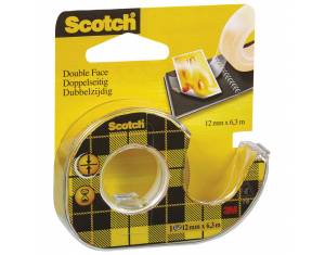 Traka ljepljiva obostrana 12 mm/6,3m Scotch-136D 3M.