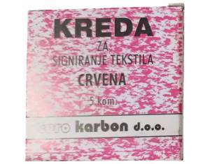 Kreda krojačka pk5 Karbon crvena