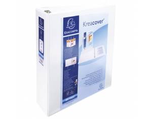 Mapa uložna 4D ringa-fi60 mm/hrbat-86 mm A4 Exacompta 51845E bijela