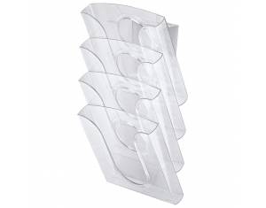 Set ladica za spise (prospekte) sa adapterom Presenter Leitz 54000102 prozirni