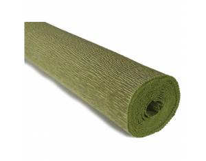 Papir krep 180g 50x250cm Cartotecnica Rossi 562 svijetlo maslinasto zeleni