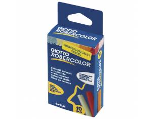 Kreda školska okrugla besprašna fi-10 mm 10boja pk10 Giotto Fila 5369 blister