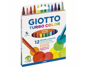 Flomaster školski  12boja Giotto Turbo Color Fila 0714 blister