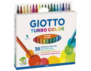 Flomaster školski  36boja Giotto Turbo Color Fila 0716 blister