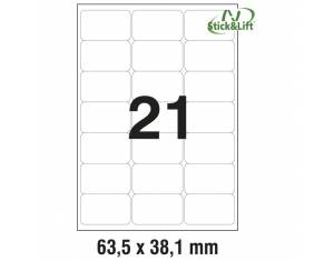 Etikete ILK  63,5x38,1 mm odljepljive pk25L Zweckform L6023REV-25