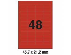 Etikete ILK  45,7x21,2 mm pk20L Zweckform L6038-20 crvene
