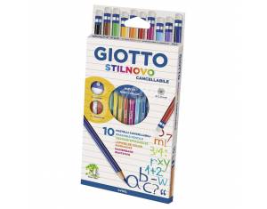 Boje drvene  10boja s gumicom+šiljilo+gumica Giotto Fila 2568 blister!!