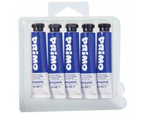 Boja tempera 12ml aluminijska tuba pk5 Primo 440TRA500 tamnoplava blister