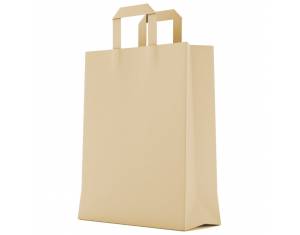 Vrećice ukrasne natron 32x45x16 cm ravna ručka pk50 Duga smeđe