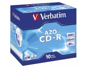 CD-R 700/80 52x JC AZO Crystal Verbatim 43327