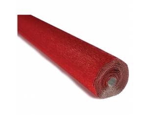 Papir krep 180g 50x250 cm Cartotecnica Rossi 803 metalik crveni