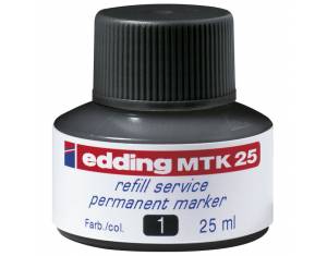 Tinta za marker permanentni   25ml Edding MTK25 crna