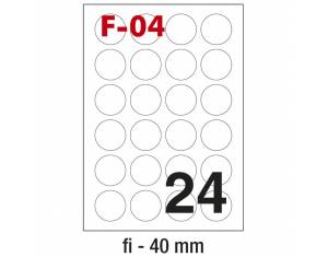 Etikete ILK fi-40mm pk100L Fornax F-04