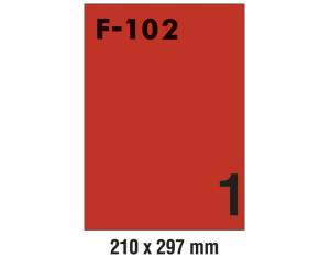 Etikete ILK 210x297mm pk100L Fornax F-102 crvene