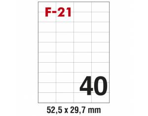 Etikete ILK  52,5x29,7 mm pk100L Fornax F-21
