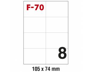 Etikete ILK 105x74 mm pk100L Fornax F-70