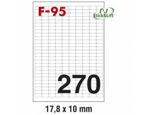 Etikete ILK  17,8x10 mm odljepljive pk100L Fornax F-95